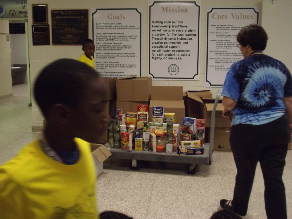 Sedgefield Intermediate School Food Drive